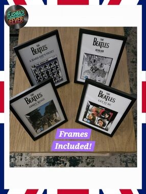 THE BEATLES•Album Covers Framed•NWT